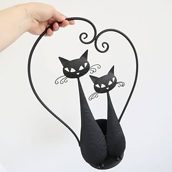 最終価格 ポットカバー ネコ 猫 アンティーク アイアン 花台 フラワーポット 鉢カバー 猫 ネコ キャット